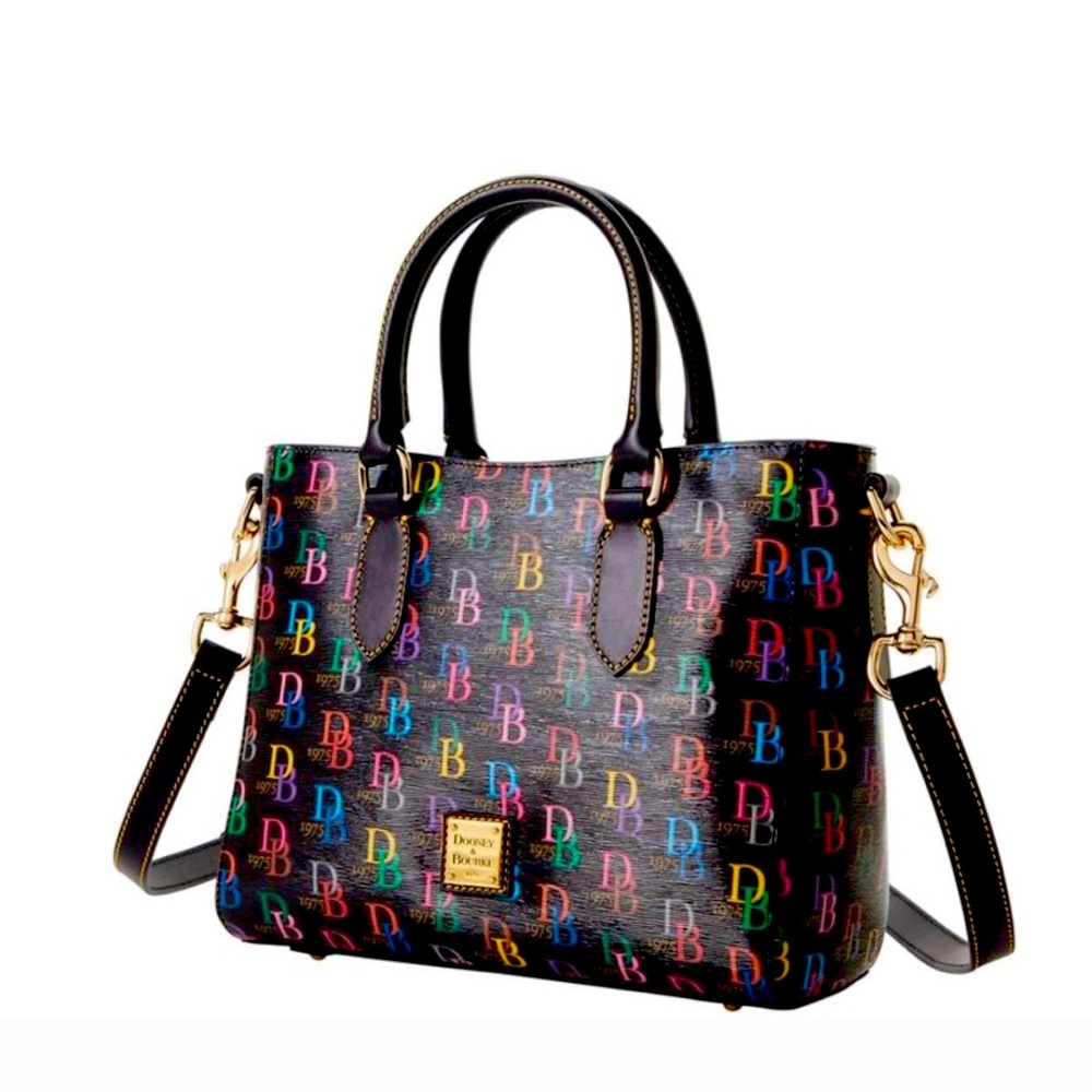 Dooney & Bourke Db75 Multi Top Handle Tote - Black - image 1